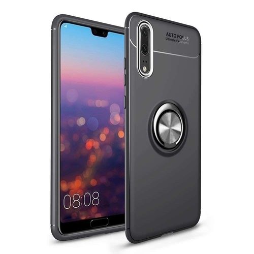 Pack Coque Magnétique Aimantée Housse Protection Huawei P30 Avec Support Stand Voiture Magnétique À Grille D'aération Universel Sans Fil
