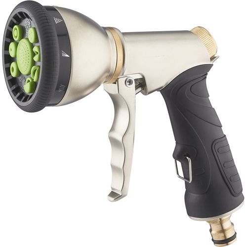AROZ Pistolet d'arrosage pomme multijet automatique metal