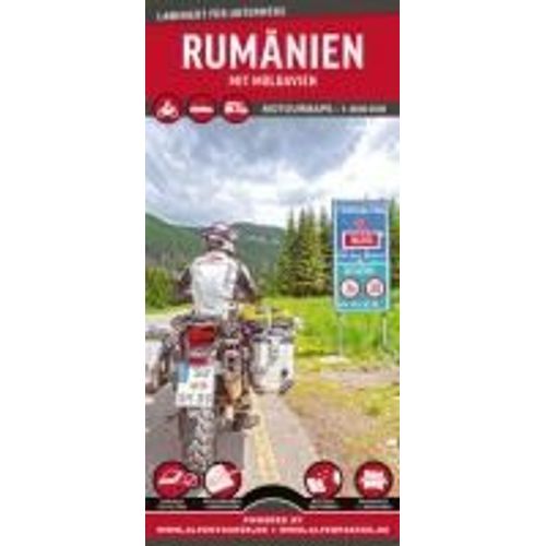 Motourmaps Rumänien Auto- Und Motorradkarte 1:800.000