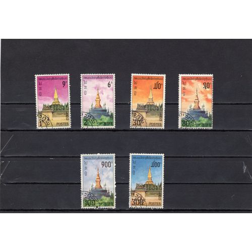 Timbres-Poste Du Laos (Monuments Historiques)