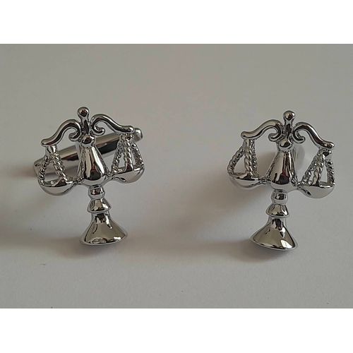 Boutons De Manchettes Balance De La Justice De Couleur Argent Pour Du Style Et De L'élégance ...
