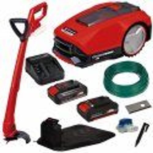 Einhell Freelexo 350 Tondeuse à Gazon Robot Batterie Noir, Rouge