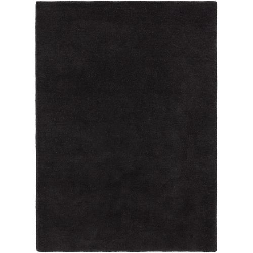 Tapis De Laine Bent Anthracite 160x230 Cm - Tapis Nature