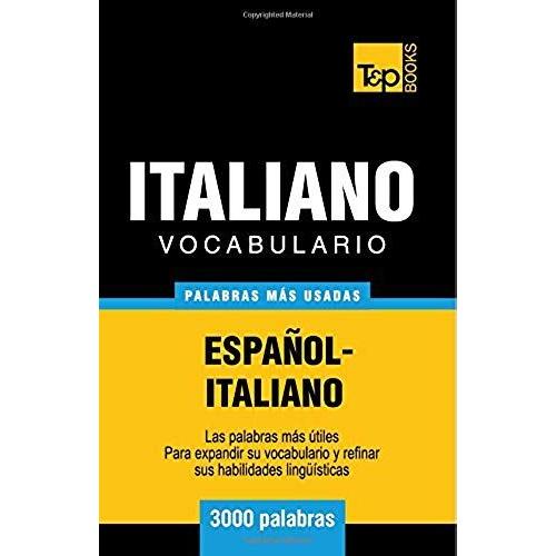 Spa-Vocabulario Espanol-Italia