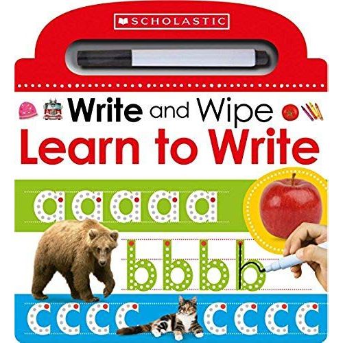 Learn To Write: Scholastic Early Learners (Write And Wipe)
