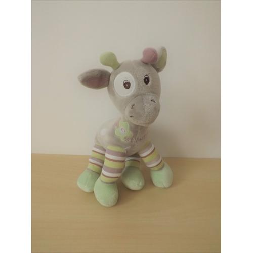 Peluche Girafe Violette Verte Arthur Et Lola Bébisol