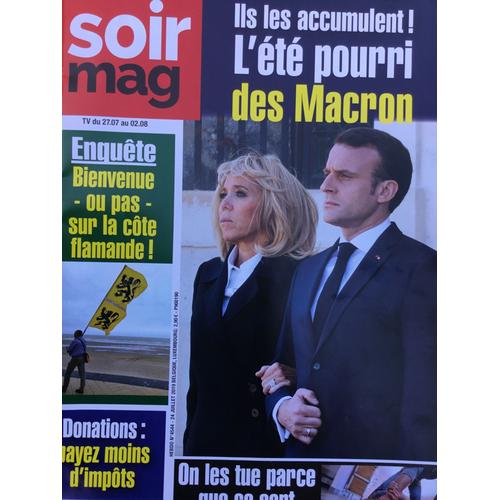 Soirmag 4544 Brigitte Macron Robert Waseige Audrey Hepburn Roba Barbara Streisand Lelouch Donations