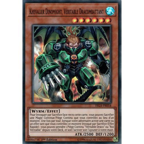 Yu Gi Oh Khevalier Dinomight, Véritable Dracombattant Figa-Fr054