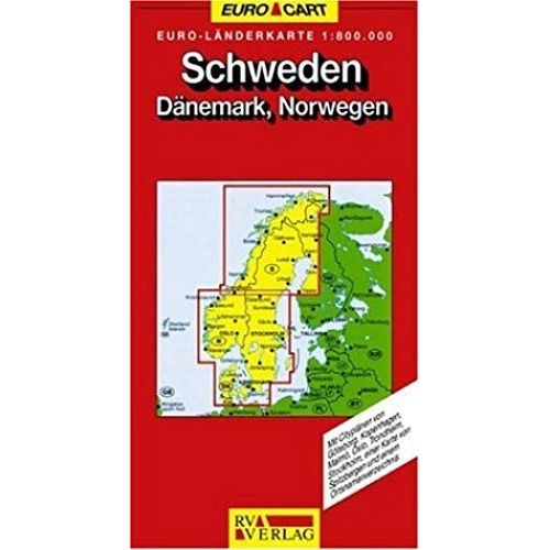 Sweden, Denmark And Norway (Geocenter Euro Map)
