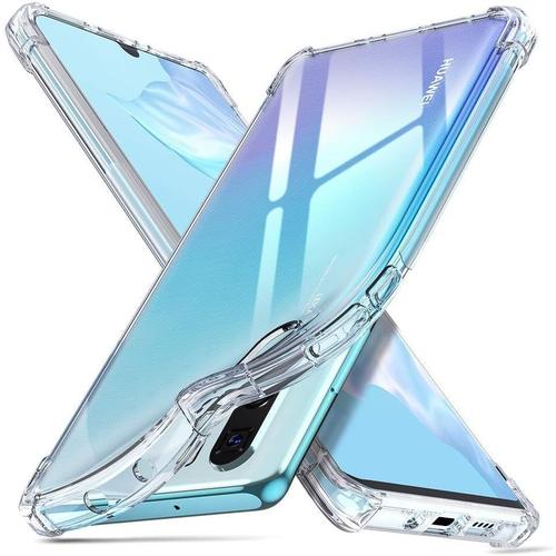 Coque Antichoc Pour Huawei P30 Pro- Housse Etui Transparent Protection Gel Tpu Silicone Souple Absorbption Choc Ultra Mince Fine Slim Leger