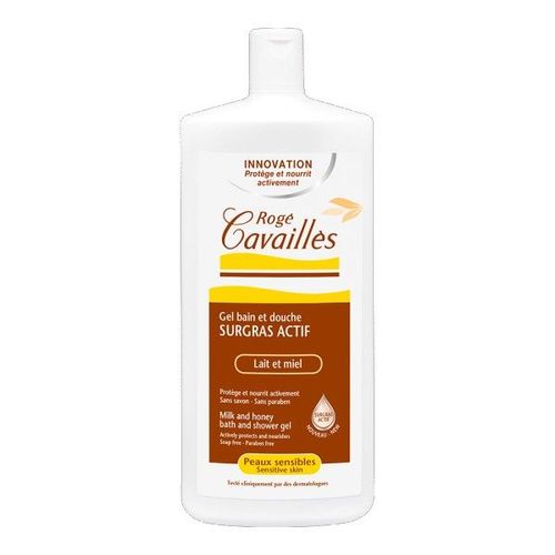 Rogé Cavaillès Gel Bain Et Douche Lait Et Miel 1l 