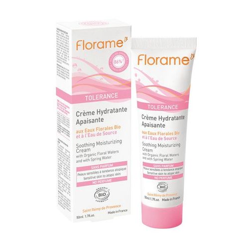 Crème Hydratante Apaisante Bio Tolérance 50ml Florame 