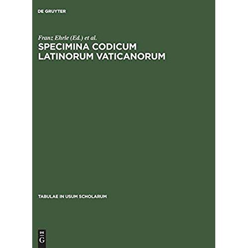 Specimina Codicum Latinorum Vaticanorum