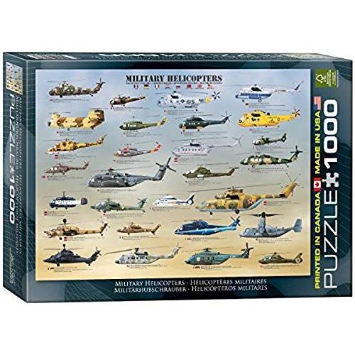 Eurographics Military Helicopters Puzzle 1000piece