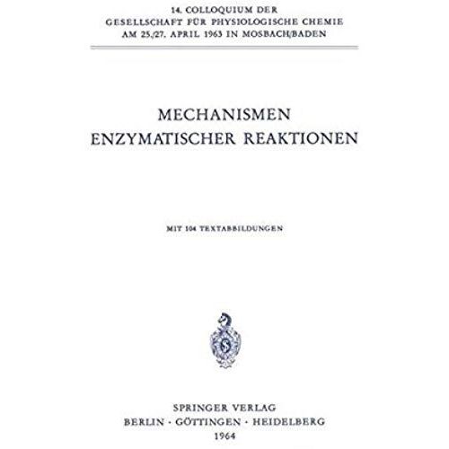 Mechanismen Enzymatischer Reaktionen