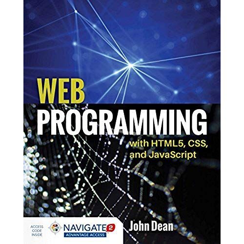 Web Programming With Html5, Css, And Javascript