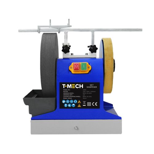 T-Mech Affûteuse à Eau Système Roue à Meule 230V & Accessoires