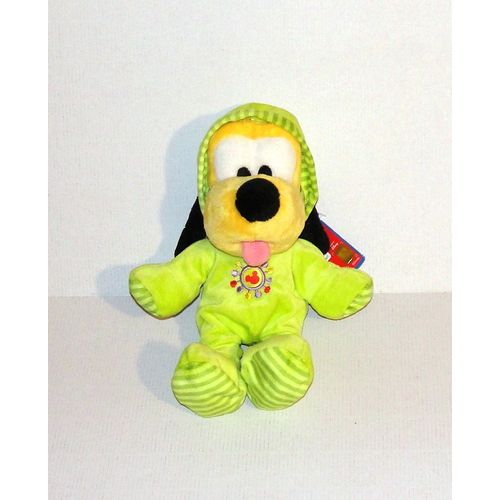 Pluto En Pyjama Vert Club House Peluche Doudou Pluto Le Chien Disney Junior