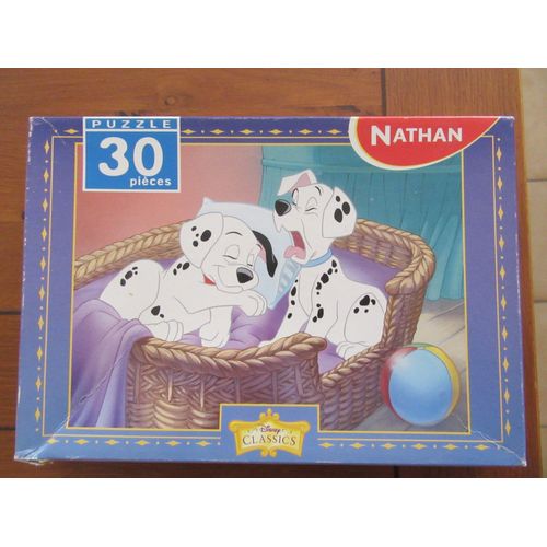 Puzzle De 30 Pièces - Les Dalmatiens Au Repos - Années 1980 - Nathan Puzzle