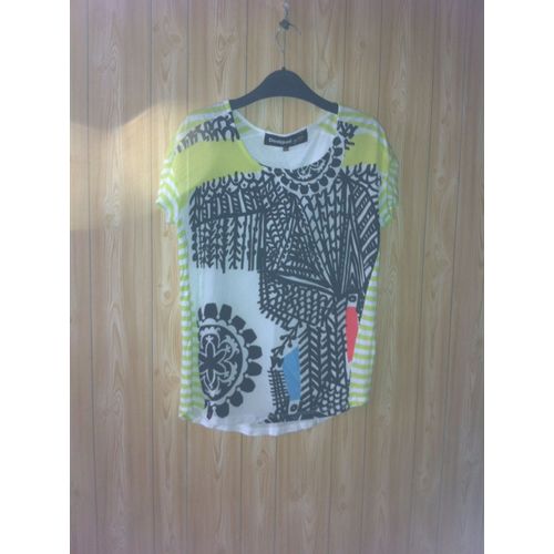 Maillot Imprimé Desigual. Taille 1 73 % Viscose, 27 % Polyester.
