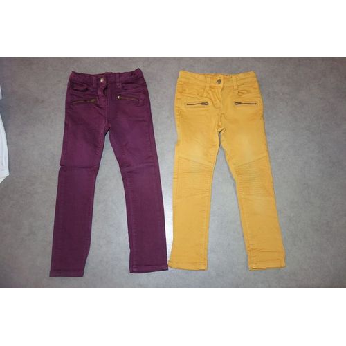 Lot 2 Pantalons Fille Tape À L'oeil - 4 Ans