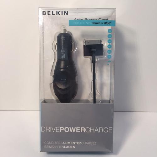 Belkin Auto Power Cord - Adaptateur Allume-Cigare (Voiture) ( Apple Dock ) - Pour Apple Iphone/Ipod (Apple Dock)