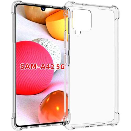 Coque Pour Samsung Galaxy A42 5g, Dégradé De Couleur Protection Housse Silicone Bumper Shock Absorption Etui Coque Pour Samsung Galaxy A42 5g