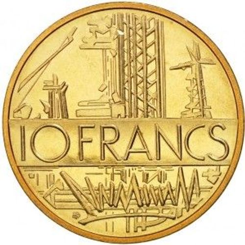 Pièce De Monnaie Française - 10 Francs Mathieu De 1977