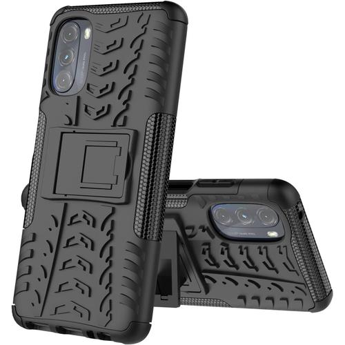 Coque Pour Motorola Moto G 2022 Protection Militaire Shockabsorption Et Antirayures Amovible 2 En 1 Coque De Motorola Moto G 2022. Hyun Black