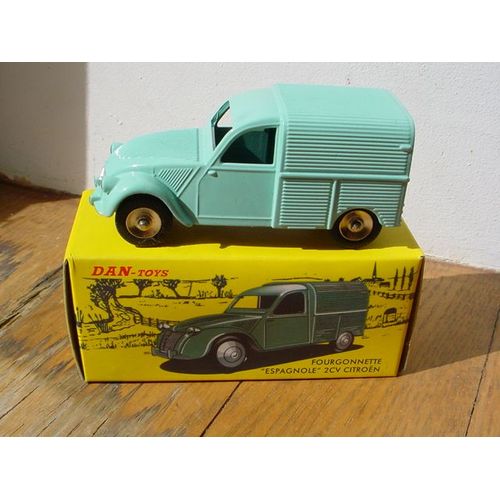 Dan Toys Ref 021 Citroen 2ch Fourgonette Bleue (Espanole)-Dinky Toys