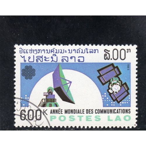 Timbre-Poste Du Laos (Année Mondiale Des Communications)