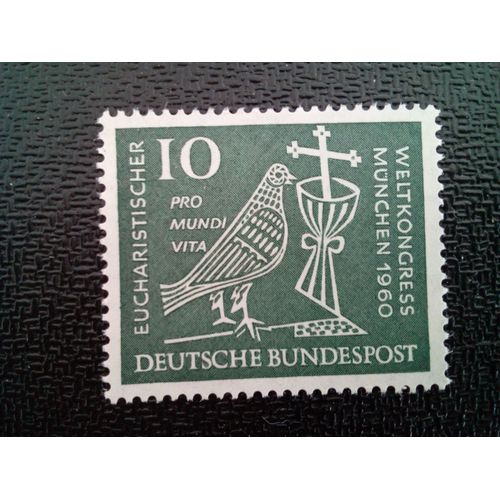 Timbre Allemagne / Rfa Yt 203 Conférence Mondiale Eucharistique 1960 ( 11812 )