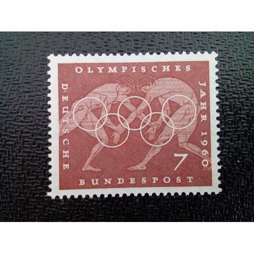 Timbre Allemagne / Rfa Yt 205 Jeux Olympiques D'été De 1960, Rome 1960 ( 11812 )