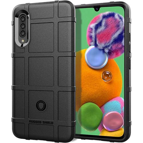 Samsung Galaxy A90 5g Coque, Armure Housse Anti-Chute Etui Tpu Silicone Coque Résistant Case Cover Pour Samsung Galaxy A90 5g Smartphone Noir