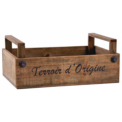 Caisse En Bois Teinté Terroir D'origine