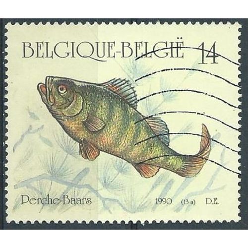 Timbre Belgique N° 2383 Perche 1990