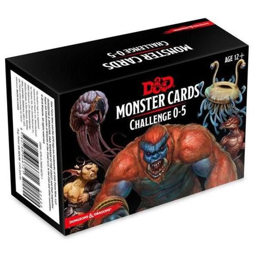 Dungeons & Dragons Jeu De Cartes Spellbook Cards: Monsters 0-5 Deck *Anglais*