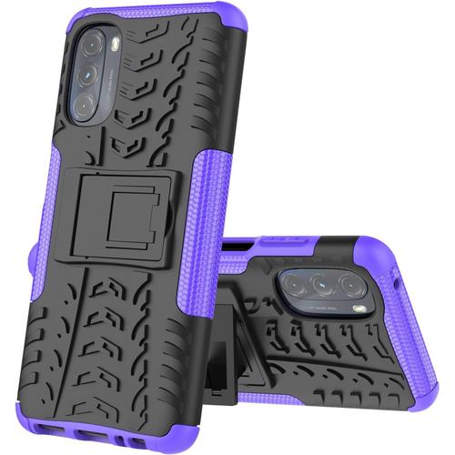 Coque Pour Motorola Moto G 2022 Protection Militaire Shockabsorption Et Antirayures Amovible 2 En 1 Coque De Motorola Moto G 2022. Hyun Purple