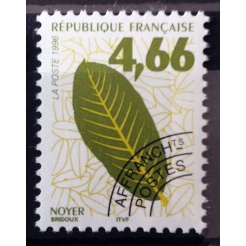 Préoblitéré Feuilles D'arbres - Noyer 4,66 (Impeccable N° 238) Neuf** Luxe (= Sans Trace De Charnière) - France Année 1993 - N10904