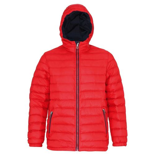 Doudoune Matelass?E Manches Longues Pour Homme - Ts016 - Rouge Et Marine