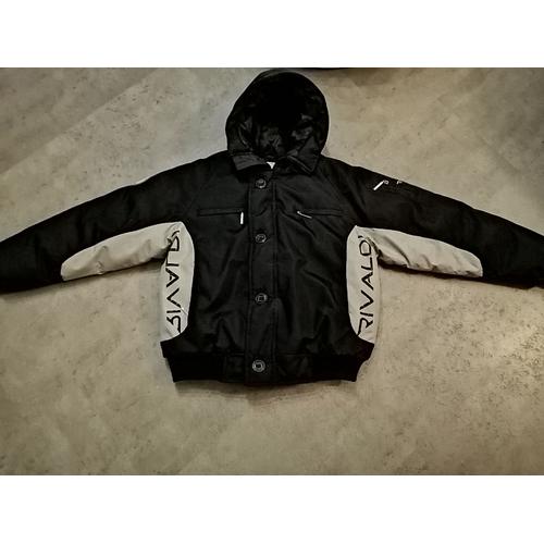 Blouson Noir Et Gris Taille S Rivaldi