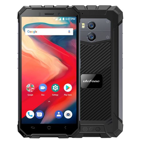 Smartphone Incassable Android 8.1 Téléphone Antichoc 5.5 Pouces 2go + 16go Noir + Sd 64go Yonis