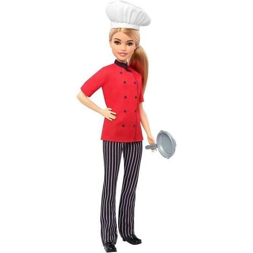 Barbie - Barbie Chef Cuisiniere - Poupee Mannequin - Theme Metiers - Mattel