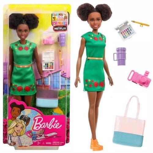 Barbie - Poupee Nikki Accessoires De Voyage - Poupee Mannequin - 3 Ans Et + - Mattel