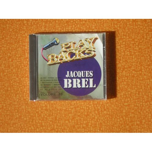 Cd De Karaoke : Jacques Brel