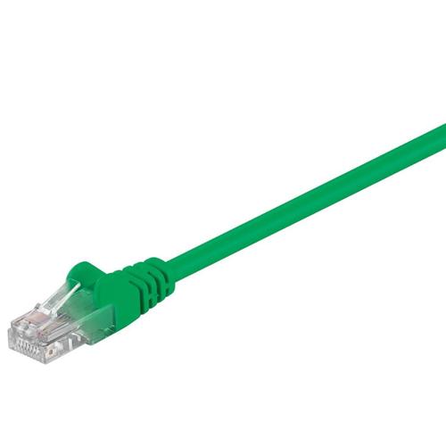 Goobay CAT 5e Câble Patch, U/UTP (CCA) 15m Vert