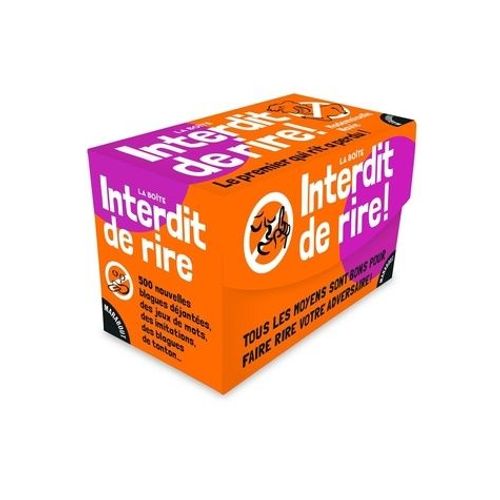 La Boîte Interdit De Rire ! - Le Premier Qui Rit A Perdu !