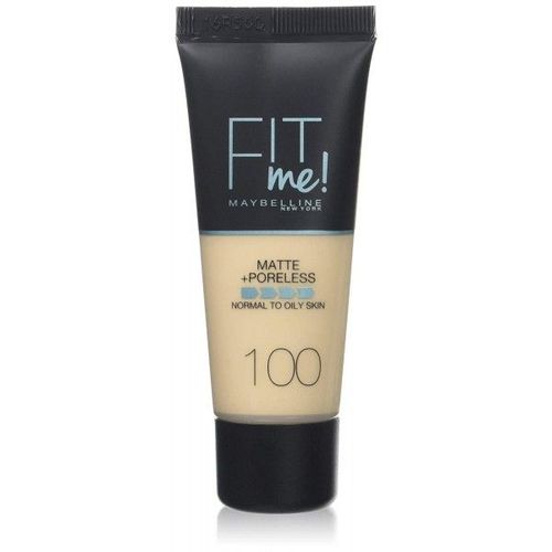 100 Ivoire Doré - Fond De Teint Fit Me Matte & Poreless De Maybelline 