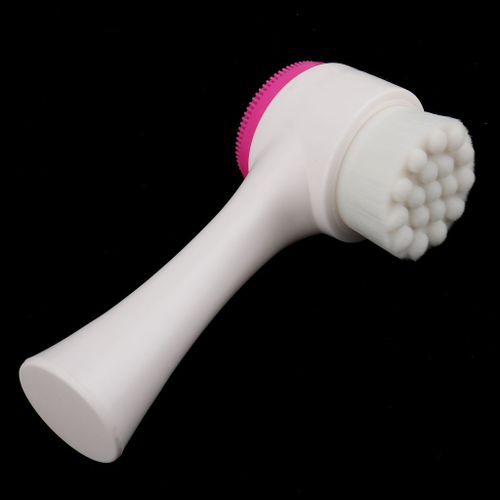 Magideal 2 En 1 Double Face Facial Brosse Silicone Nettoyant En Profondeur, Exfoliant Et Massage Pour Visage Soins De Peau 