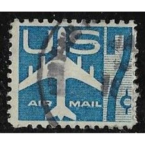 Timbre Des Etats-Unis N° P.A.50 Y & T 7 C. Bleu Série Courante
